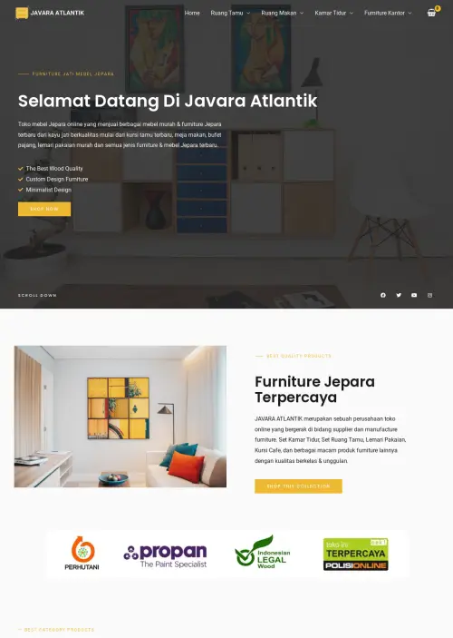 Javara Atlantik - Furniture Minimalis Mebel Kayu Jati Jepara1